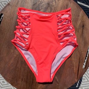 Victoria’s Secret Pink high waisted bikini bottom